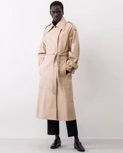 Coats|IVY OAK Lilith Leather Trenchcoat