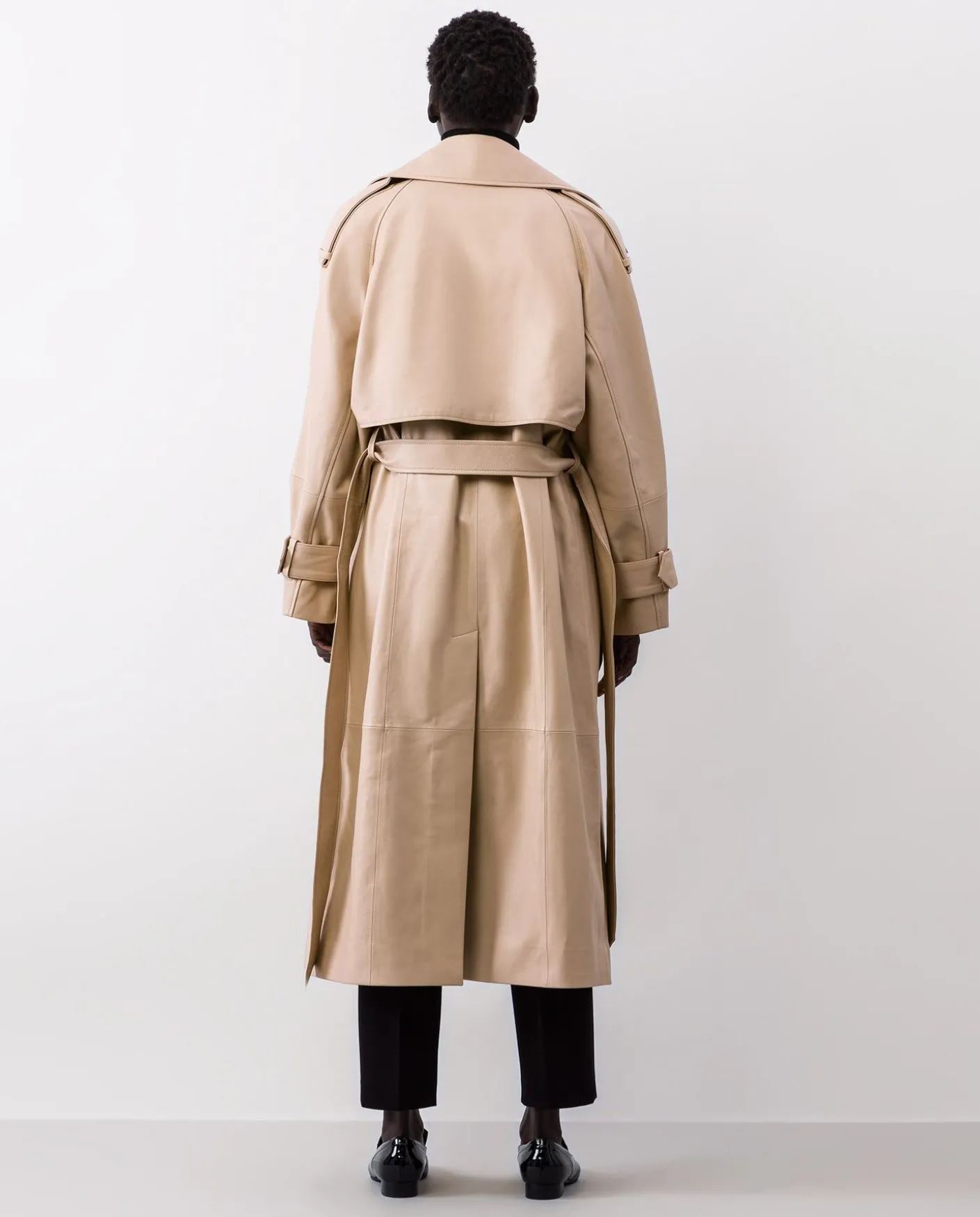 Coats|IVY OAK Lilith Leather Trenchcoat